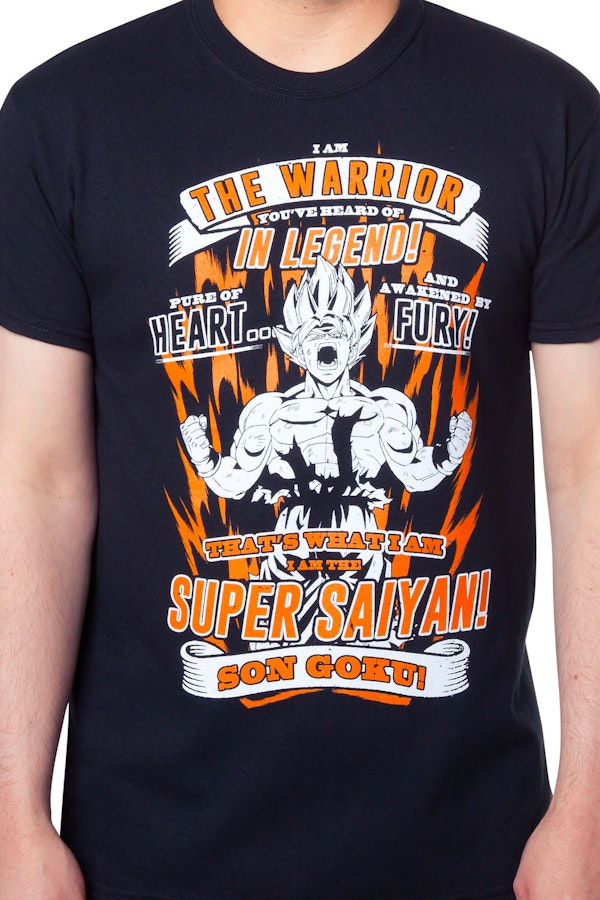 Dragon Ball Z Super Saiyan Goku T-Shirt: Dragon Ball Z Mens T-Shirt