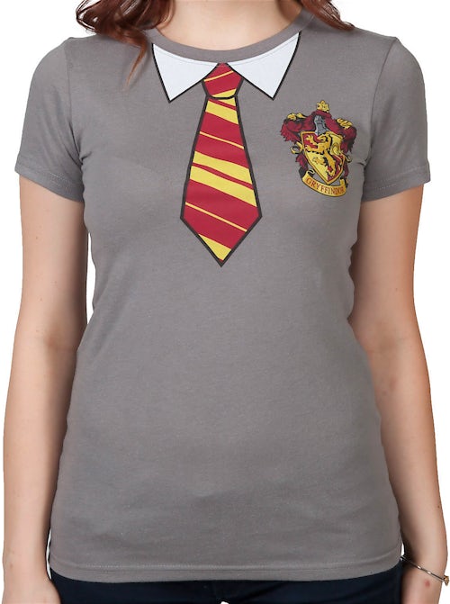 Schoolgirl Gryffindor House Shirt Harry Potter Juniors T Shirt