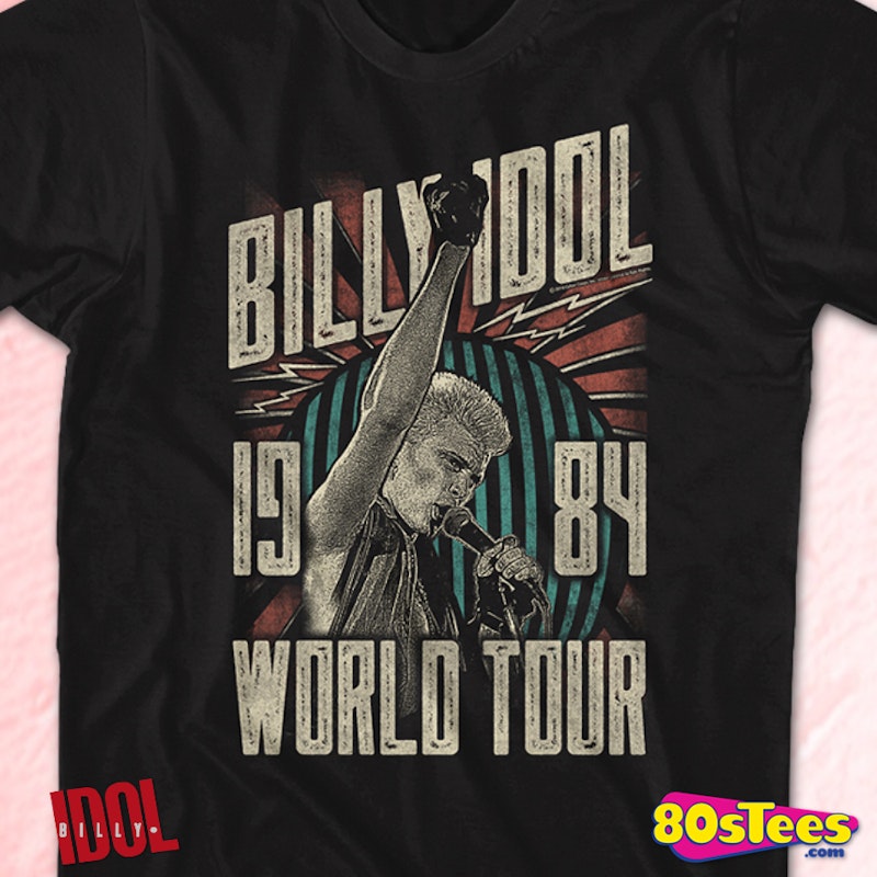 billy idol tour t shirt