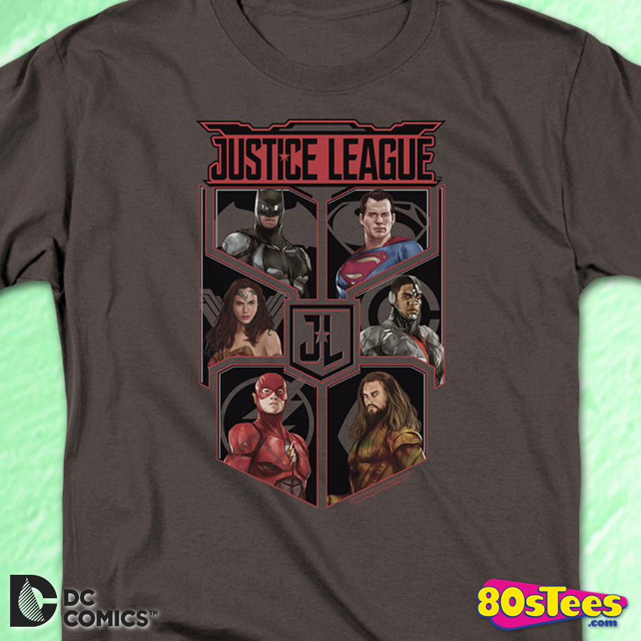 t shirt justice league