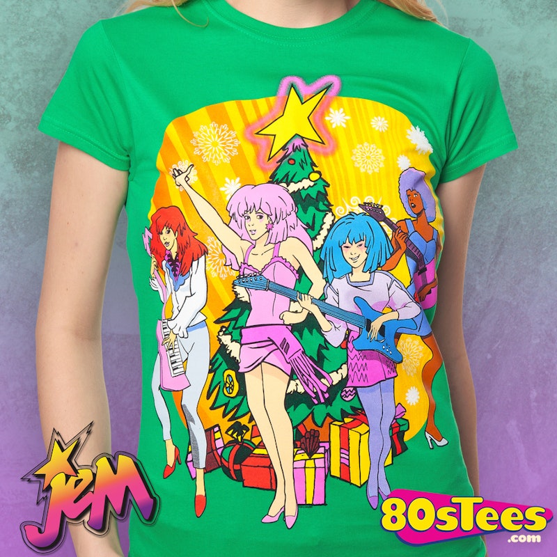 Ladies Jem Christmas Shirt Jem & The Holograms Juniors TShirt