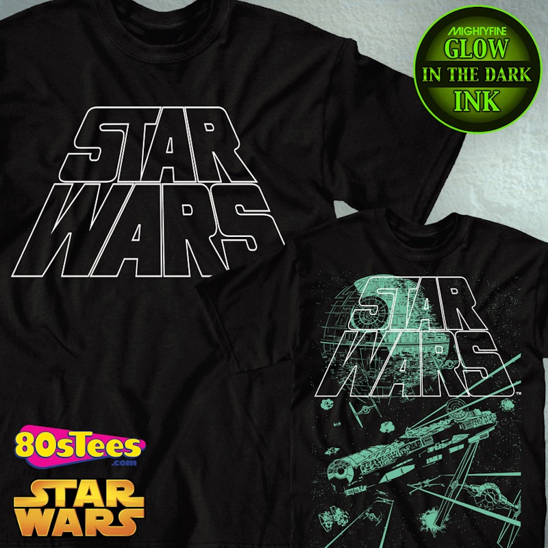 Free cheap star wars glow in the dark t shirt scam