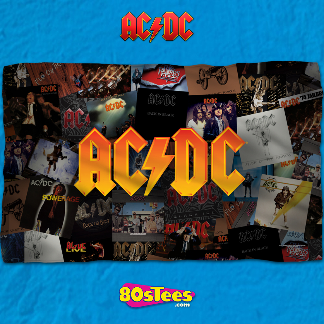 AC/DC Highway To Hell POLAR FLEECE BLANKET Sized 36 x 58 OFFICIAL Licensed 
