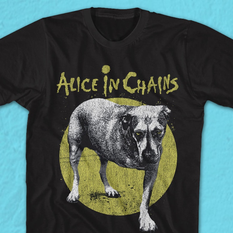 Alice in Chains Band T-Shirt, Alice in Chains Logo Tee Shirt