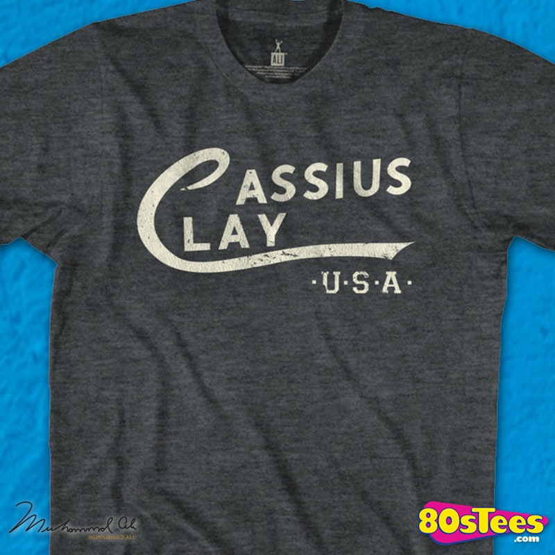 Cassius Clay T-Shirt: Cassius Clay Muhammad Ali Mens T-Shirt