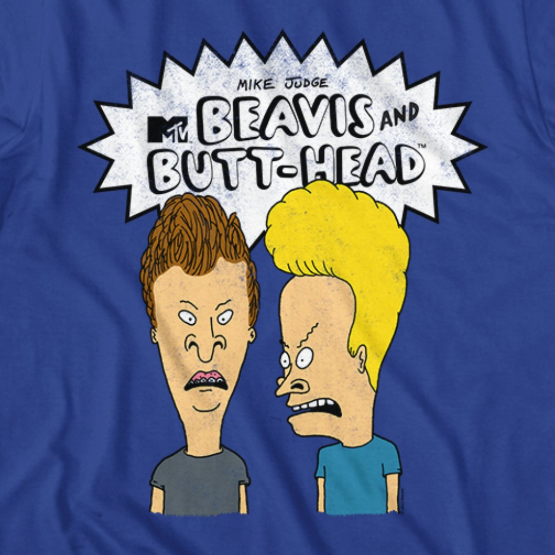 Beavis and butthead Printed vintage T's - 野球