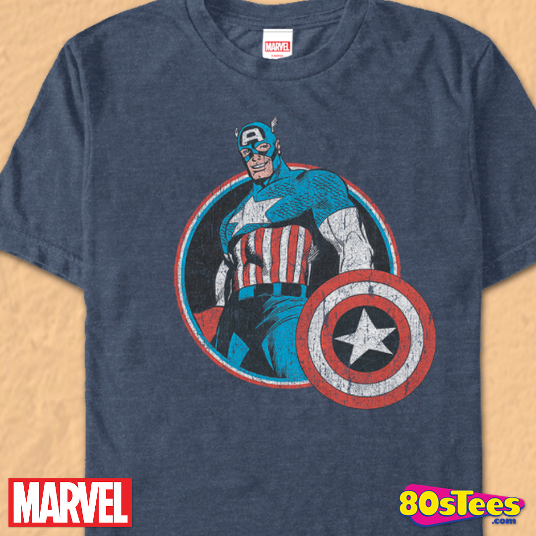 T-Shirt Capitan America Marvel New 