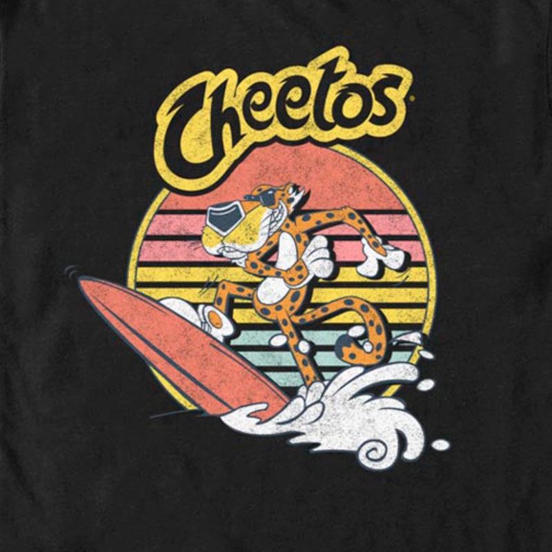 Cheetos Men's & Big Men's Chester Cheeto Hot Graphic Shorts, Size S-3xl, Size: Small, Black