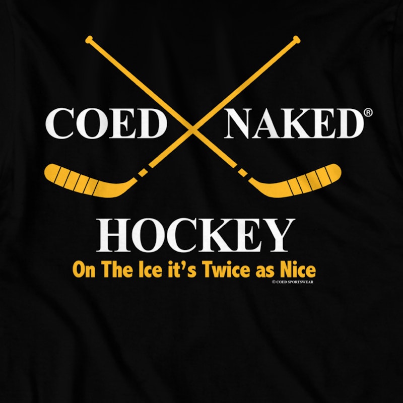 Hockey Coed Naked T Shirt 