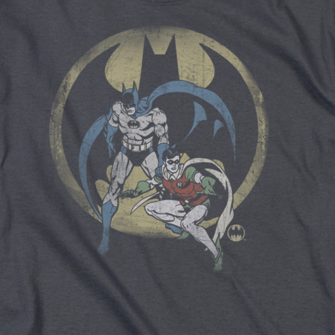 Official Batman DC Comic Sketch Logo Unisex T-Shirt Robin Superman Gotham City 