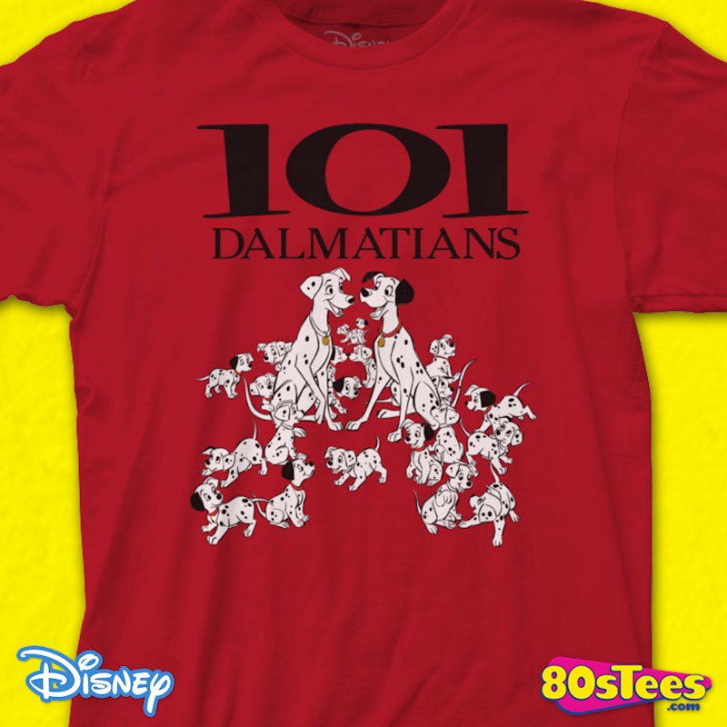 101 Dalmatians T-Shirt: Disney Mens T-Shirt