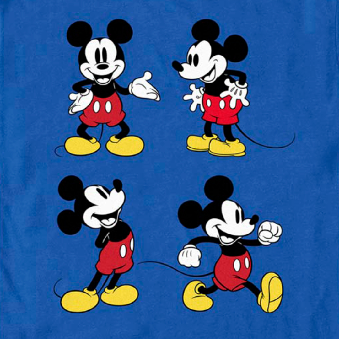 Disney Mickey Mouse Bravo Classic Pose Gray 5 ft. x 7 ft. Border Indoor  Area Rug 34363 - The Home Depot