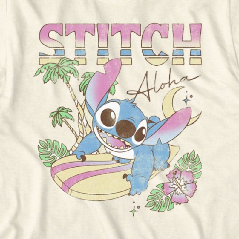 Girl's Lilo & Stitch I Tried Relaxed Stitch T-shirt - Light Pink