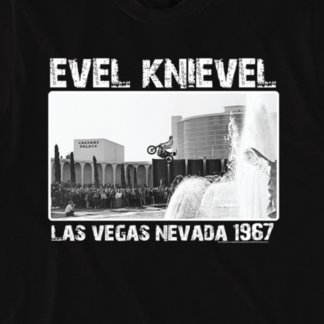 Evel Knievel Las Vegas Nevada 1967 Picture White Shirts