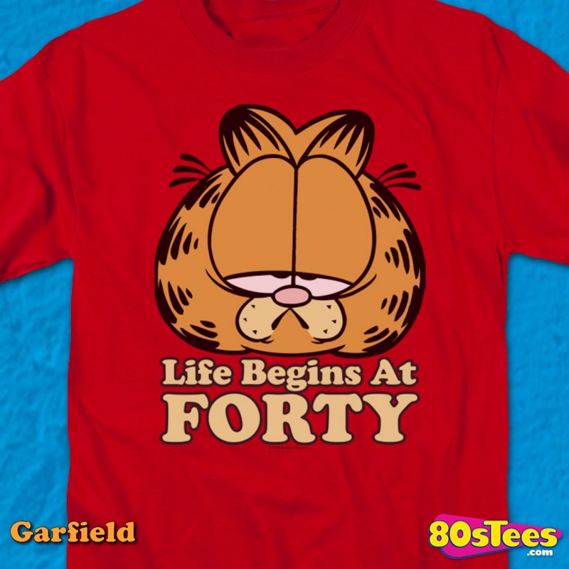 Garfield 1978 Men's Black Graphic Sleep Pants-Small