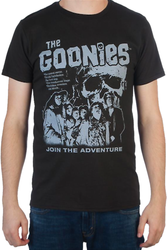 Goonies Shirts - Free Shipping Available - Officially Licensed - 350 x 507 png 261kB