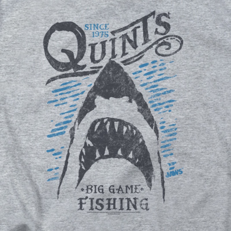 Womens Quint's Big Game Fishing Jaws Shirt
