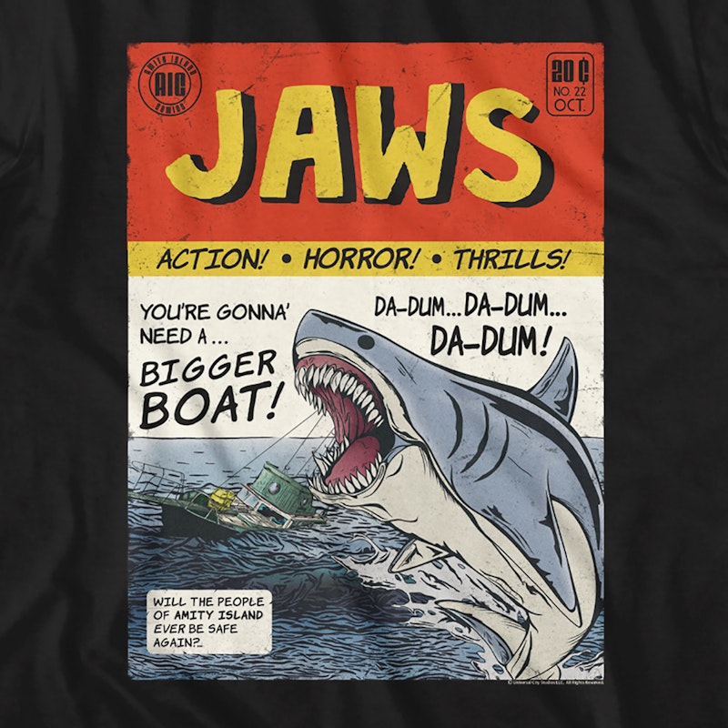 Comic Book Jaws T-Shirt