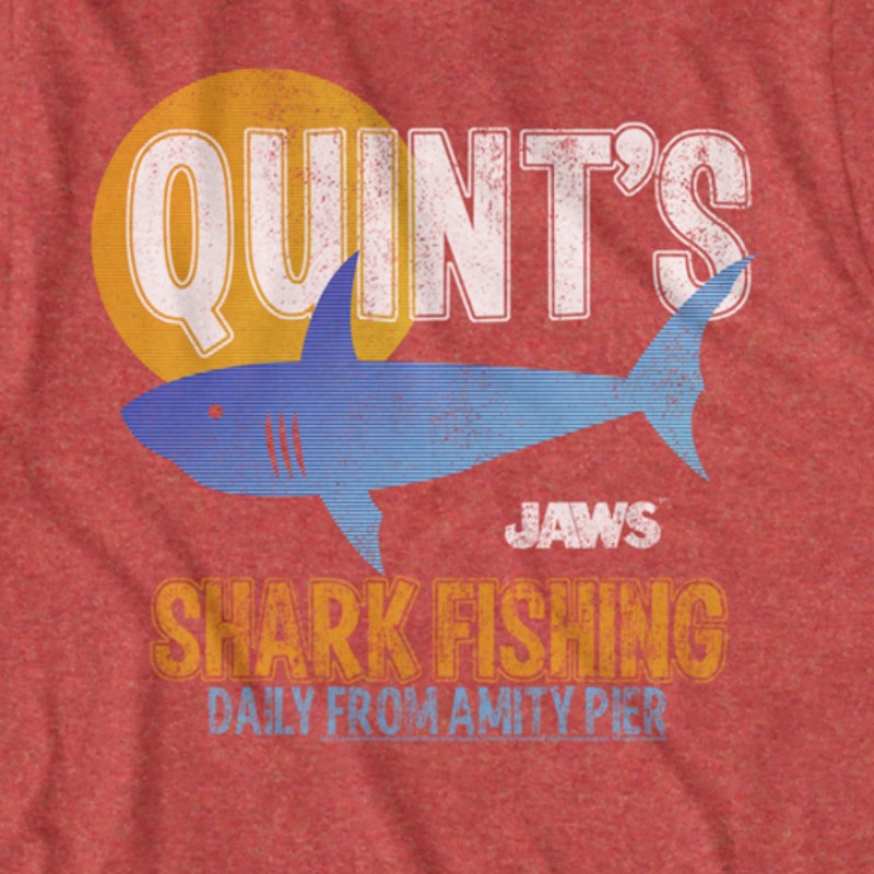 Quint's Shark Fishing Daily From Amity Pier Jaws T-Shirt