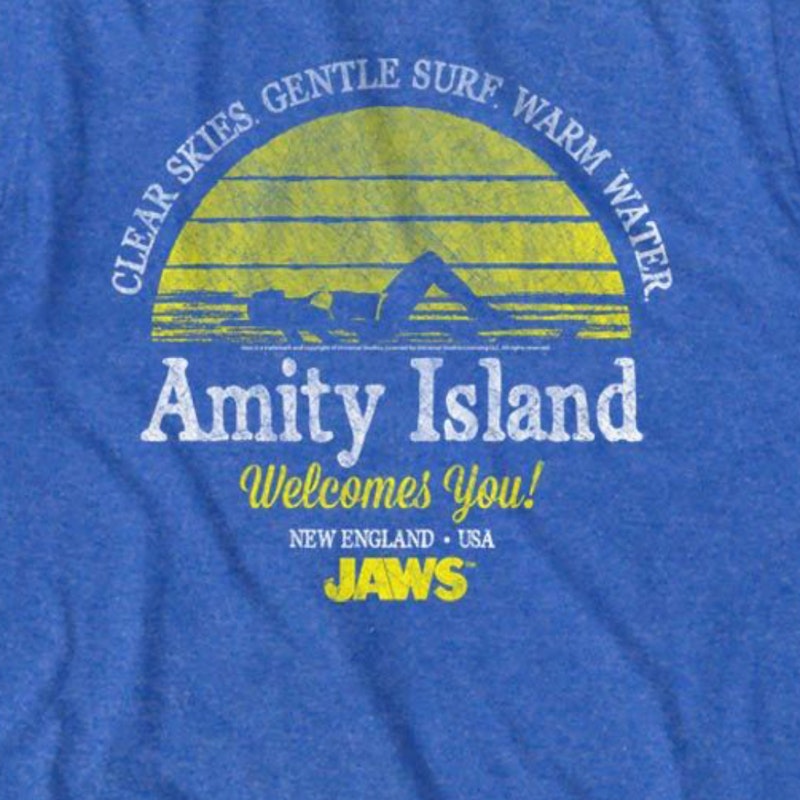 Amity Island Welcomes You Jaws T Shirt