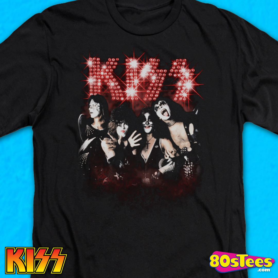 KISS Rock Band SMOKE AND MIRRORS Licensed Adult T-Shirt All Sizes 
