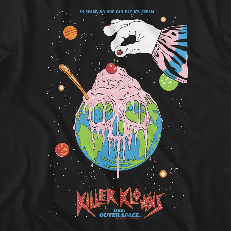 Ice Cream Poster Killer Klowns From Outer Space T-Shirt