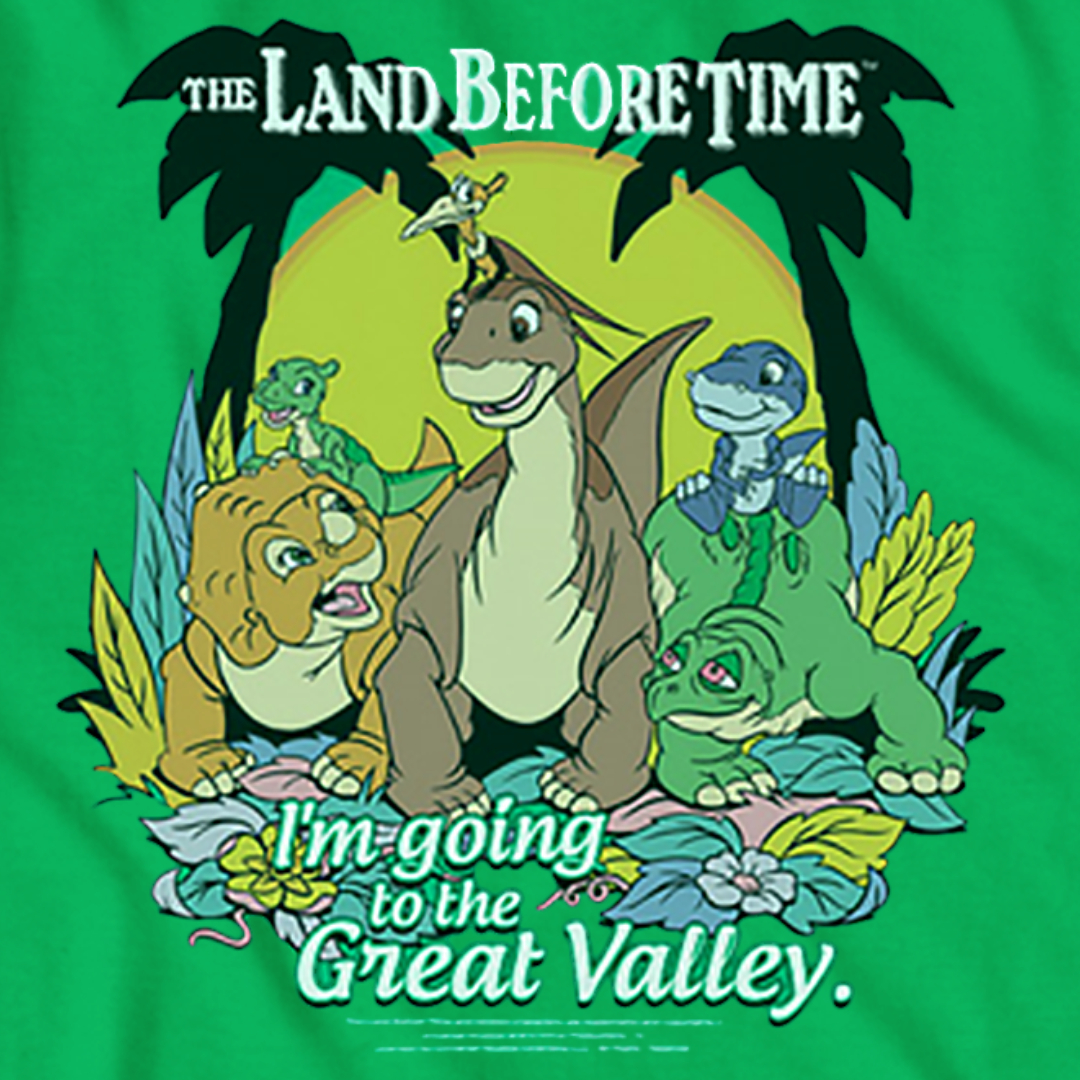 The Land Before Time Movie DINO BREAKOUT Licensed Adult T-Shirt All Sizes 