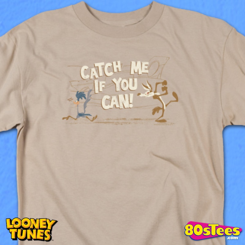 Road and Wile E. Coyote T-Shirt: Tunes Mens T-Shirt