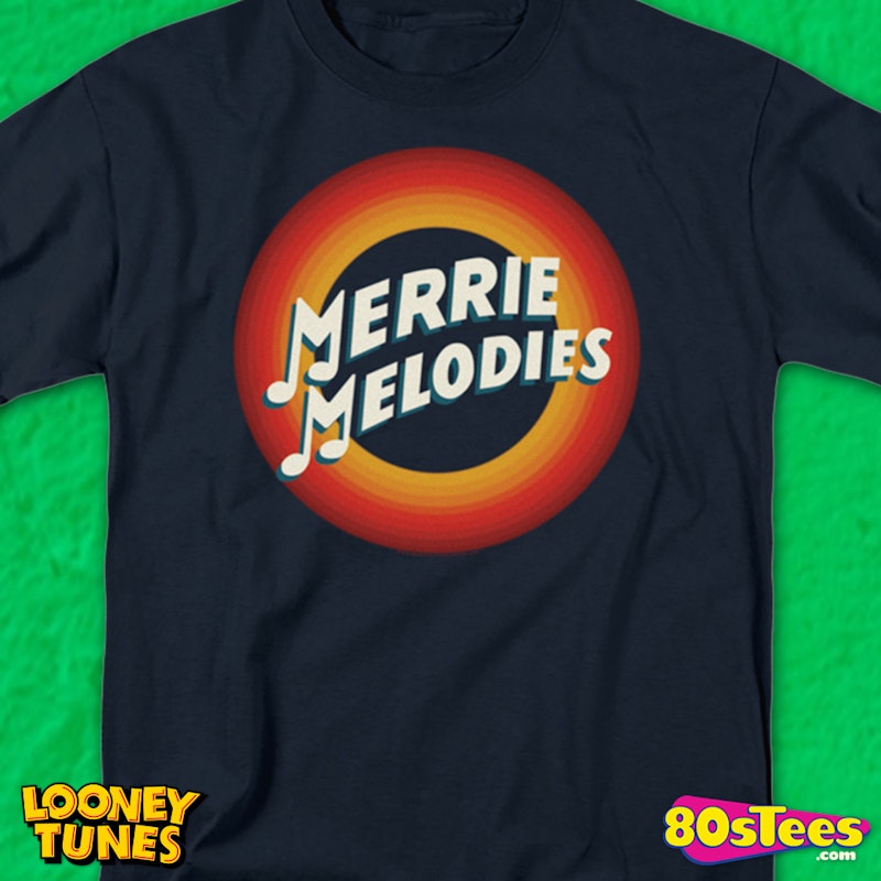 Merry Melodies Logo Looney Tunes T Shirt