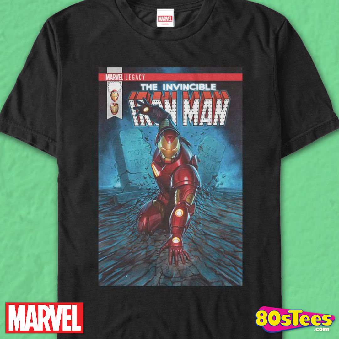 Clothes Shoes Accessories T Shirts Tops Official Invincible Iron Man Marvel Comics Printed Kids T Shirt - new kids roblox oof t shirt all colourssizes children
