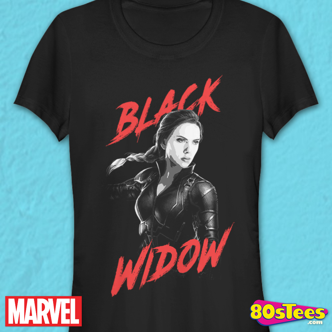 Marvel Girls Black Widow Short Sleeve T-Shirt