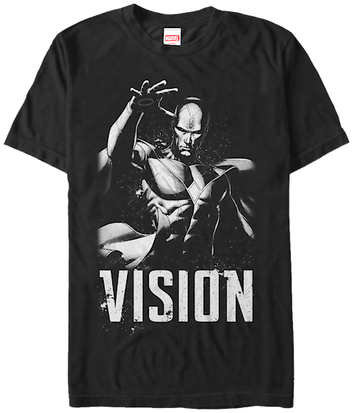 Black And White Vision Marvel Comics T Shirt