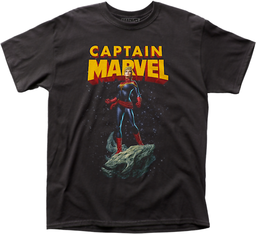 Retro Captain Marvel T-Shirt Marvel Comics