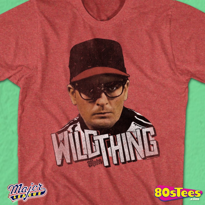 darklordpug Ricky 'Wild Thing' Vaughn Baseball Tee