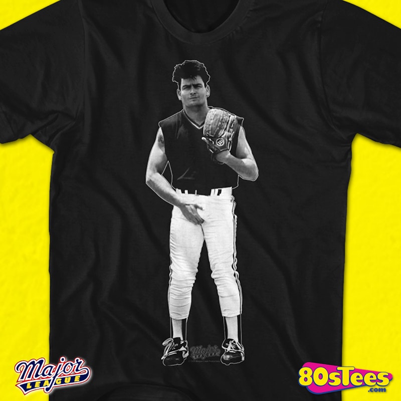 VTG 90's ~ Cleveland INDIANS XL Baseball Jersey T-shirt WILD THING Major  League