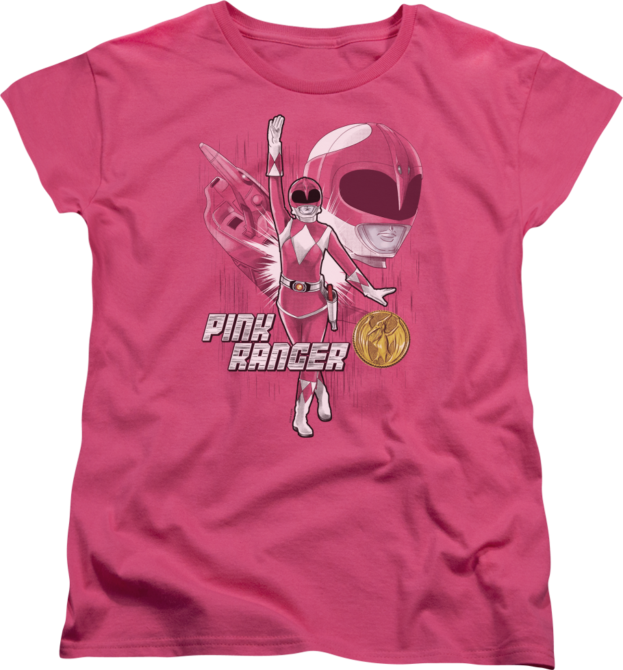 pink ranger shirt
