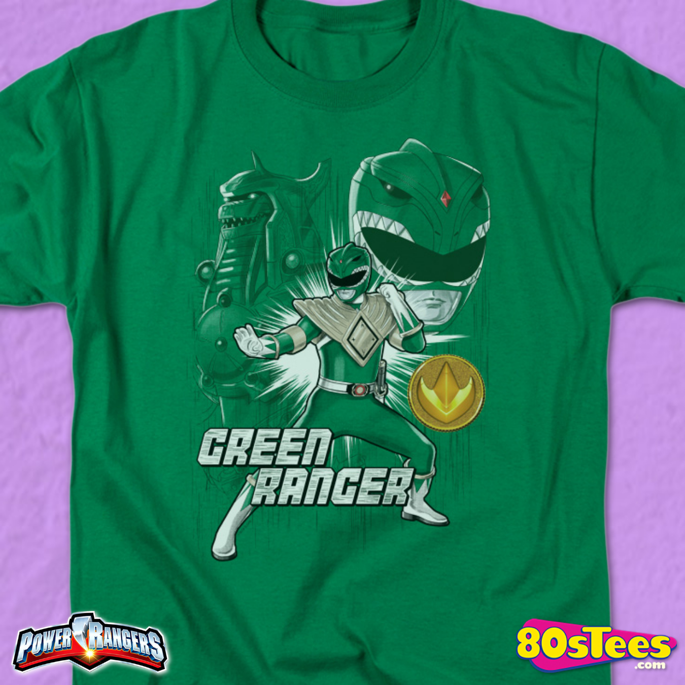 green power ranger shirt