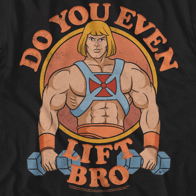 He-Man Do You Even Lift Bro Masters of the Universe T-Shirt