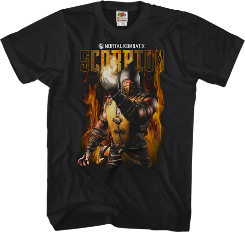 Scorpion Mortal Kombat X T Shirt