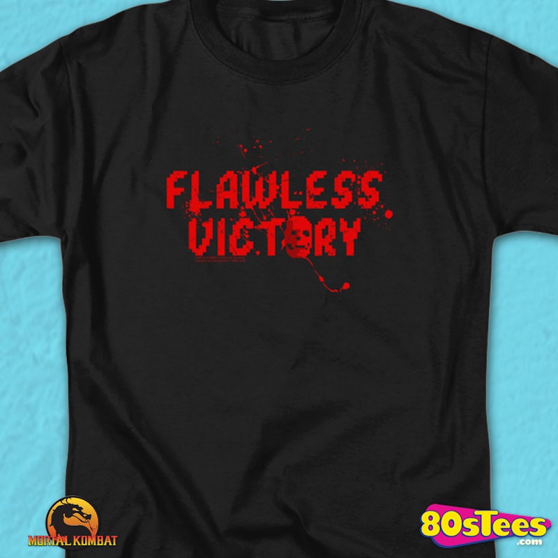 Vintage Mortal Kombat Flawless Victory Sub Zero Game T Shirt