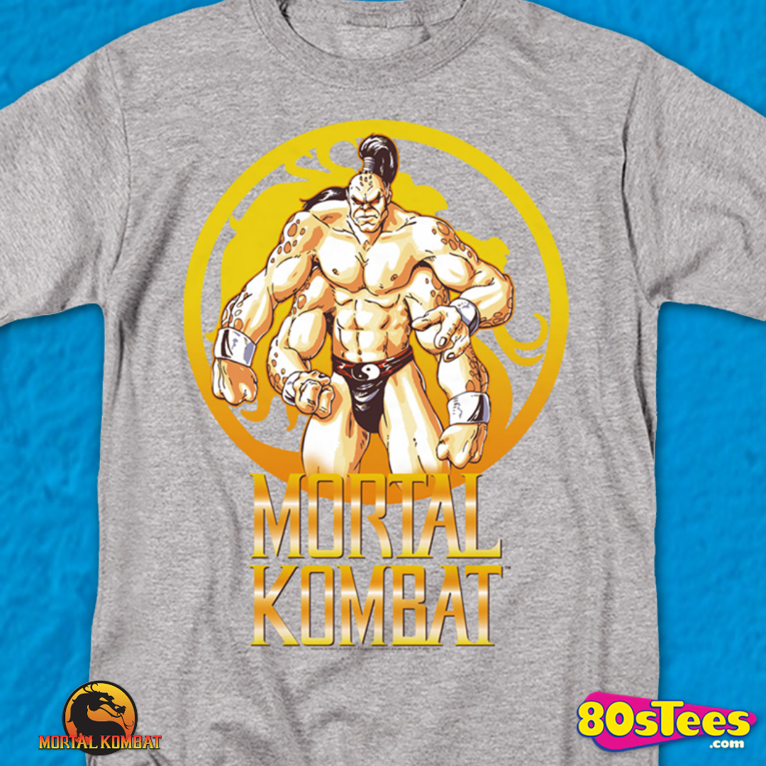 Mortal Kombat Klassic T-Shirt Goro Athletic Heather Tee 