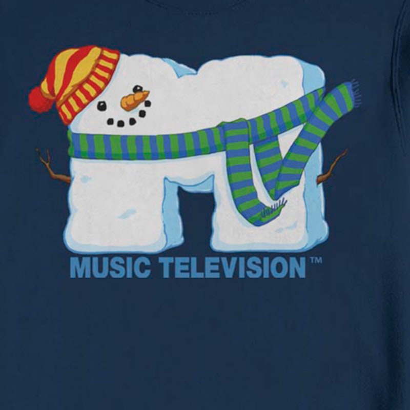 MTV Ladies Long Sleeve Sweatshirt - I Want My 90s Throwback Logo