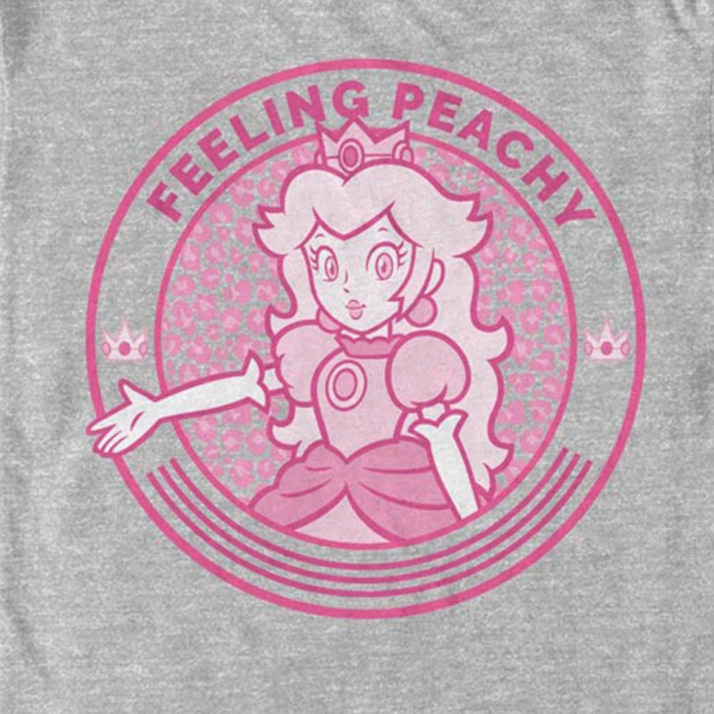 Feeling Peachy Super Mario Bros T Shirt 