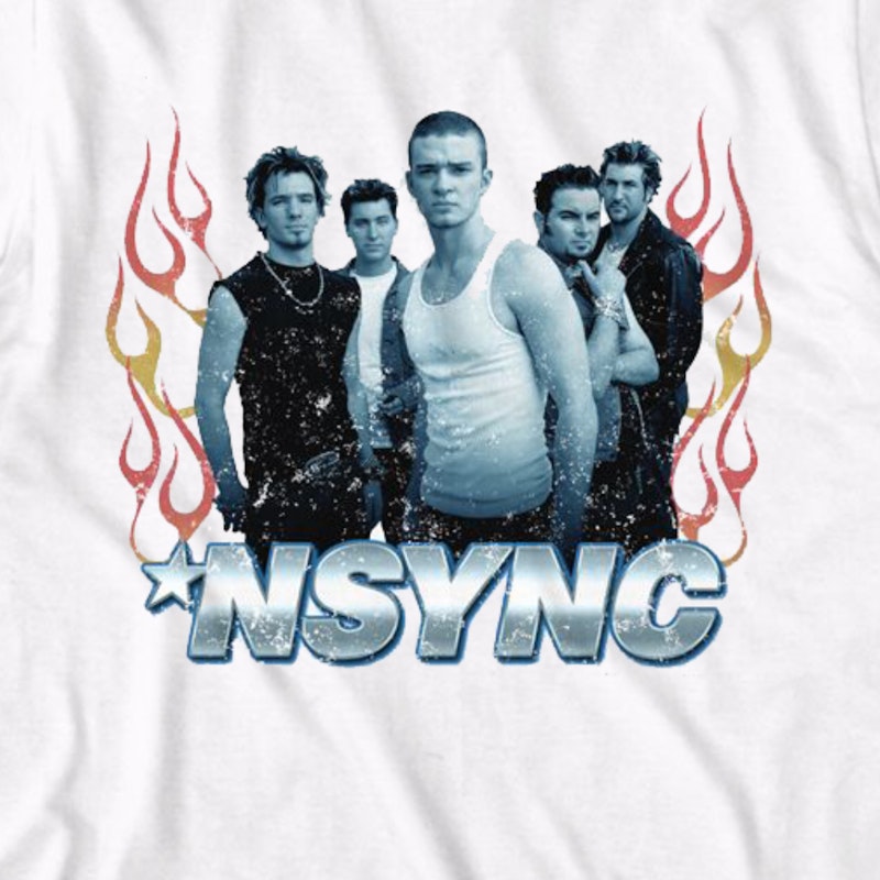 NSYNC Multi Logo T-Shirt - White