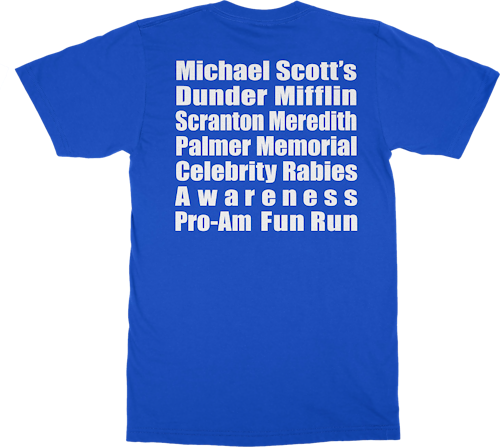 Michael Scott Fun Run T Shirt The Office Mens T Shirt
