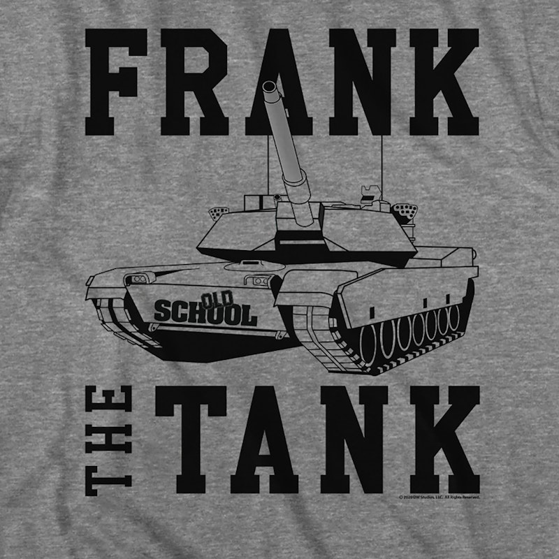 Buy Frank The Tank Old School Vinyl Sticker Online