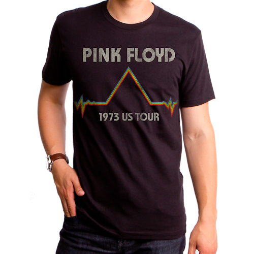 pink floyd 1973 tour t shirt