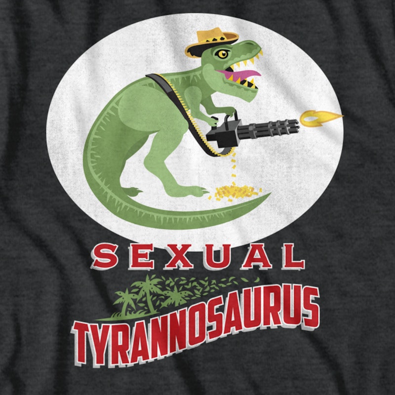 Sexual Tyrannosaurus Logo Predator T Shirt