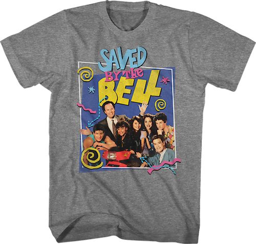 Cast Saved By The Bell Shirt Mens T Shirt