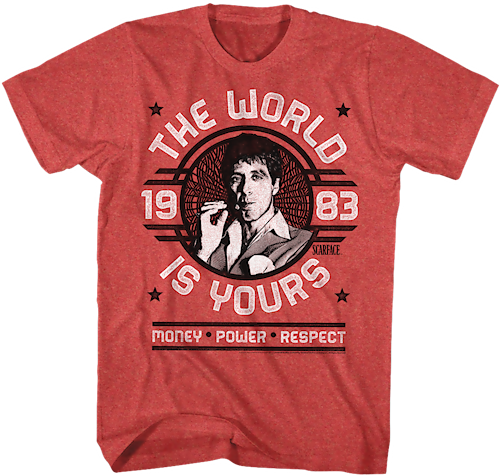 Scarface The World Is Yours T Shirt
